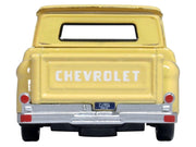 1965 Chevrolet C10 Stepside Pickup Truck Yellow 1/87 (HO) Scale Diecast Model Car by Oxford Diecast image 2