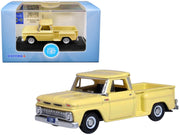 1965 Chevrolet C10 Stepside Pickup Truck Yellow 1/87 (HO) Scale Diecast Model Car by Oxford Diecast image 4