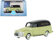 1950 Chevrolet Panel Van "Speciality Foods" Light Green and Black 1/87 (HO) Scale Diecast Model Car by Oxford Diecast image 3