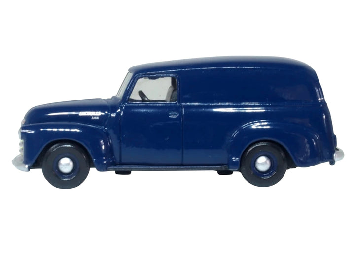1950 Chevrolet Panel Van Mariner Blue 1/87 (HO) Scale Diecast Model Car by Oxford Diecast image 2