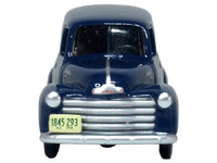 1950 Chevrolet Panel Van Mariner Blue 1/87 (HO) Scale Diecast Model Car by Oxford Diecast image 4