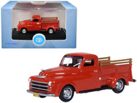 1948 Dodge B-1B Pickup Truck Red 1/87 (HO) Scale Diecast Model Car by Oxford Diecast image 3