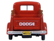 1948 Dodge B-1B Pickup Truck Red 1/87 (HO) Scale Diecast Model Car by Oxford Diecast image 4