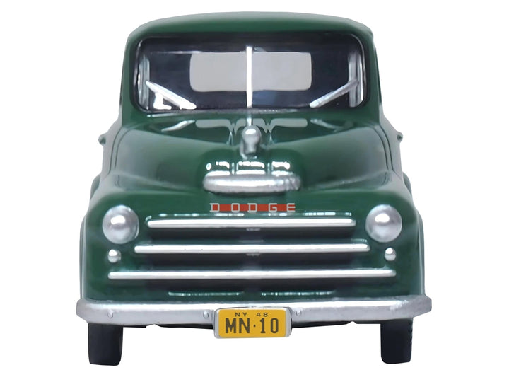 1948 Dodge B-1B Pickup Truck Green "Railway Express Agency" 1/87 (HO) Scale Diecast Model Car by Oxford Diecast image 2