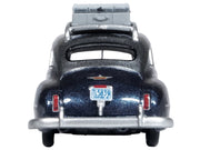 1946 DeSoto Suburban with Roof Rack and Luggage Butterfly Blue Metallic with Crystal Gray Top 1/87 (HO) Scale Diecast Model Car by Oxford Diecast image 3