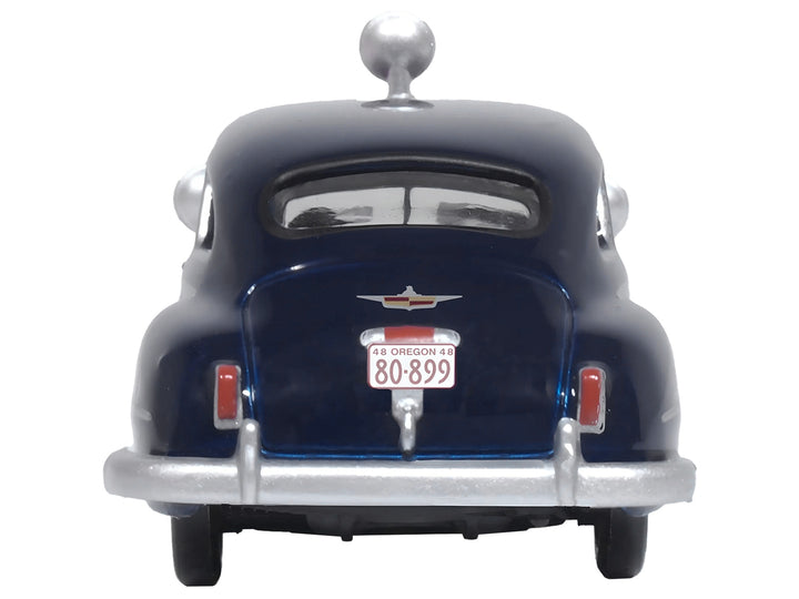 1946 DeSoto Suburban Ambulance Dark Blue "Junction City Ambulance" 1/87 (HO) Scale Diecast Model Car by Oxford Diecast image 2