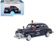 1946 DeSoto Suburban Ambulance Dark Blue "Junction City Ambulance" 1/87 (HO) Scale Diecast Model Car by Oxford Diecast image 4
