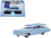 1964 Ford Country Sedan Skylight Blue 1/87 (HO) Scale Diecast Model Car by Oxford Diecast image 3