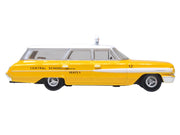1964 Ford Country Station Wagon "Central School Bus" Yellow with White Top 1/87 (HO) Scale Diecast Model Car by Oxford Diecast image 3