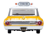 1964 Ford Country Station Wagon "Central School Bus" Yellow with White Top 1/87 (HO) Scale Diecast Model Car by Oxford Diecast image 4