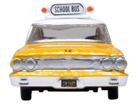 1964 Ford Country Station Wagon "Central School Bus" Yellow with White Top 1/87 (HO) Scale Diecast Model Car by Oxford Diecast image 5
