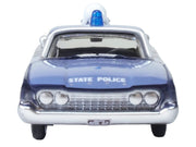 1960 Ford Fairlane Sedan "Massachusetts State Police Radar Car" Blue Two-Tone 1/87 (HO) Scale Diecast Model Car by Oxford Diecast image 3
