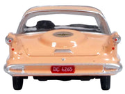 1959 Chrysler Imperial Crown 2 Door Hardtop Persian Pink with White Top 1/87 (HO) Scale Diecast Model Car by Oxford Diecast image 2