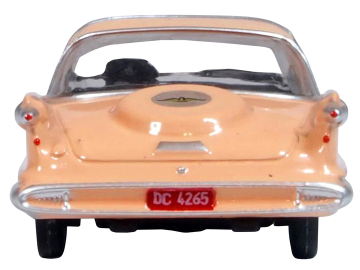 1959 Chrysler Imperial Crown 2 Door Hardtop Persian Pink with White Top 1/87 (HO) Scale Diecast Model Car by Oxford Diecast image 2