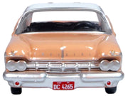 1959 Chrysler Imperial Crown 2 Door Hardtop Persian Pink with White Top 1/87 (HO) Scale Diecast Model Car by Oxford Diecast image 4