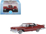 1959 Chrysler Imperial Crown 2 Door Hardtop Radiant Red with Black Top 1/87 (HO) Scale Diecast Model Car by Oxford Diecast image 3