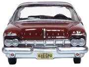 1959 Chrysler Imperial Crown 2 Door Hardtop Radiant Red with Black Top 1/87 (HO) Scale Diecast Model Car by Oxford Diecast image 4
