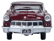 1956 Lincoln Continental Mark II Dark Red 1/87 (HO) Scale Diecast Model Car by Oxford Diecast image 2