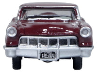 1956 Lincoln Continental Mark II Dark Red 1/87 (HO) Scale Diecast Model Car by Oxford Diecast image 2