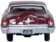1956 Lincoln Continental Mark II Dark Red 1/87 (HO) Scale Diecast Model Car by Oxford Diecast image 4