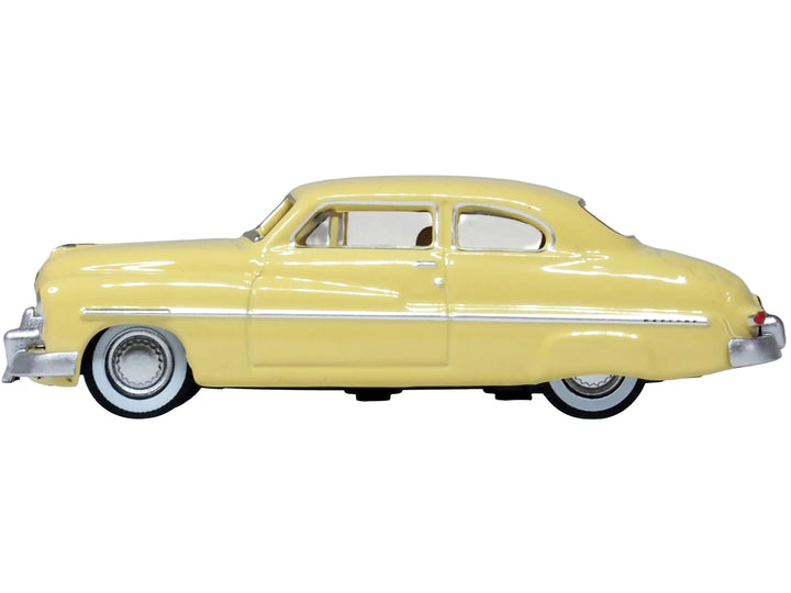 1949 Mercury 8 Coupe Calabash Yellow 1/87 (HO) Scale Diecast Model Car by Oxford Diecast image 2