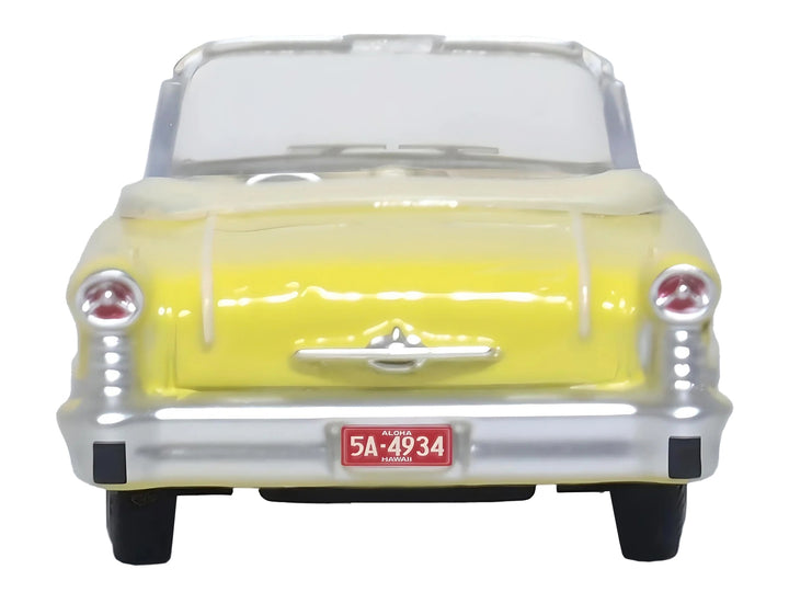 1957 Oldsmobile 88 Convertible Coronado Yellow 1/87 (HO) Scale Diecast Model Car by Oxford Diecast image 2