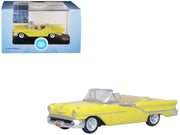 1957 Oldsmobile 88 Convertible Coronado Yellow 1/87 (HO) Scale Diecast Model Car by Oxford Diecast image 3