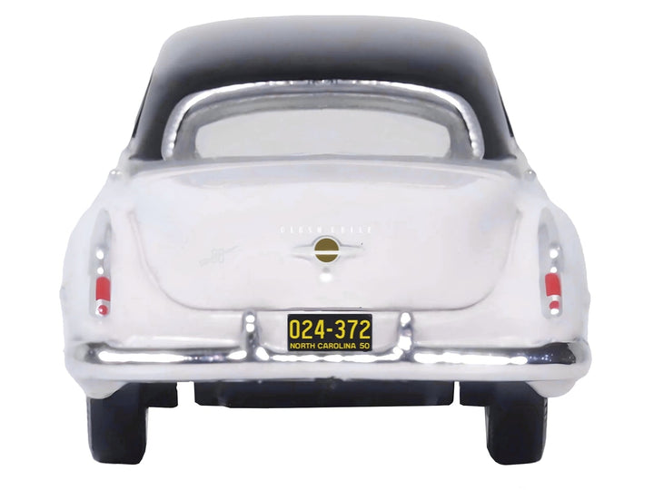 1950 Oldsmobile Rocket 88 Coupe Marol Gray with Black Top 1/87 (HO) Scale Diecast Model Car by Oxford Diecast image 2