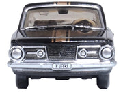 1965 Plymouth Barracuda Black with Gold Stripes 1/87 (HO) Scale Diecast Model Car by Oxford Diecast image 4