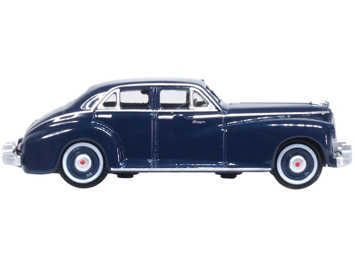 1942 Packard Clipper Touring Sedan Packard Blue 1/87 (HO) Scale Diecast Model Car by Oxford Diecast