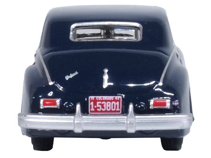 1942 Packard Clipper Touring Sedan Packard Blue 1/87 (HO) Scale Diecast Model Car by Oxford Diecast image 2