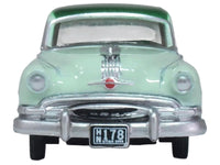 1954 Pontiac Chieftain 4 Door Shannon Green with Brookmere Green Top 1/87 (HO) Scale Diecast Model Car by Oxford Diecast image 3