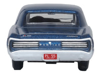 1966 Pontiac GTO Fontaine Blue Metallic 1/87 (HO) Scale Diecast Model Car by Oxford Diecast image 4