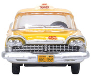 1959 Plymouth Belvedere Taxi Yellow "Tanner Yellow Cab Co." 1/87 (HO) Scale Diecast Model Car by Oxford Diecast image 4