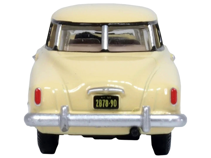 1950 Studebaker Champion Starlight Coupe Tulip Cream 1/87 (HO) Scale Diecast Model Car by Oxford Diecast image 2