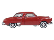 1950 Studebaker Champion Starlight Coupe Commanche Red 1/87 (HO) Scale Diecast Model Car by Oxford Diecast image 3