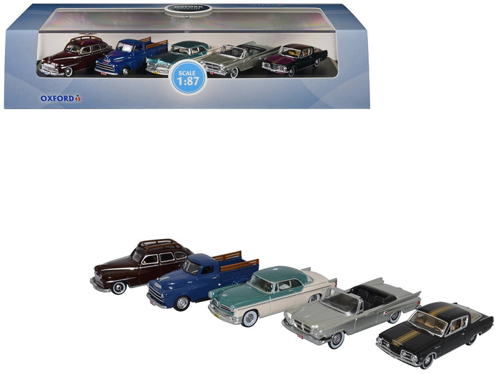 Chrysler Centenary 5 Piece Set 1/87 (HO) Scale Diecast Model Cars by Oxford Diecast image 2