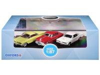 Pontiac Set of 3 Cars "100th Anniversary 2026" 1/87 (HO) Scale Diecast Model Cars by Oxford Diecast image 3