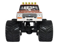 1978 Ford F-350 Monster Truck with 66-Inch Tires "BFT" Brown Two-Tone "Kings of Crunch" Series 1/43 Diecast Model Car by Greenlight image 4
