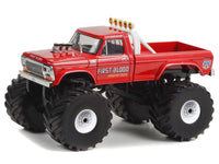 1978 Ford F-250 Monster Truck with 66-Inch Tires "First Blood" Red "Kings of Crunch" Series 1/43 Diecast Model Car by Greenlight image 2