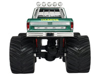 1975 Ford F-250 Monster Truck with 66-Inch Tires "Thumper" Green Metallic "Kings of Crunch" Series 1/43 Diecast Model Car by Greenlight image 5