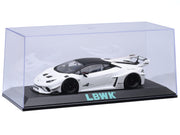 Collectible Display Show Case with Black Plastic Base and Green "LBWK" Logo for 1/18-1/24 Scale Model Cars by Autoart image 4