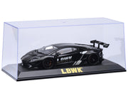 Collectible Display Show Case with Black Plastic Base and Gold "LBWK" Logo for 1/18-1/24 Scale Model Cars by Autoart image 4