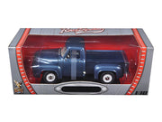 1953 Ford F-100 Pickup Dark Blue 1/18 Diecast Model Car by Road Signature image 3