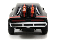 Dom's offroad 1970 Charger R/T, Furious 7, 1:32, rear view with spare tires — Jada 97040