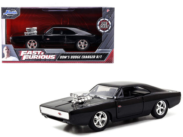 Dom's Dodge Charger R/T Black "Fast & Furious 7" (2015) Movie 1/32 Diecast Model Car by Jada