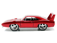 Dom's Dodge Charger Daytona Red Metallic "Fast & Furious 6" (2013) Movie "25 Years of Fast & Furious" Series die cast model car by Jada image 2