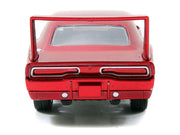 Dom's Dodge Charger Daytona Red Metallic "Fast & Furious 6" (2013) Movie "25 Years of Fast & Furious" Series die cast model car by Jada image 4