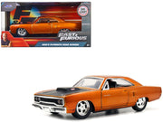 Dom's Plymouth Road Runner Orange Metallic with Matt Black Hood "Fast & Furious" Series 1/32 Diecast Model Car by Jada image 4