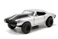 Roman's Chevrolet Camaro Z/28 Silver "Fast & Furious 7" Movie 1/24 Diecast Model Car by Jada image 2